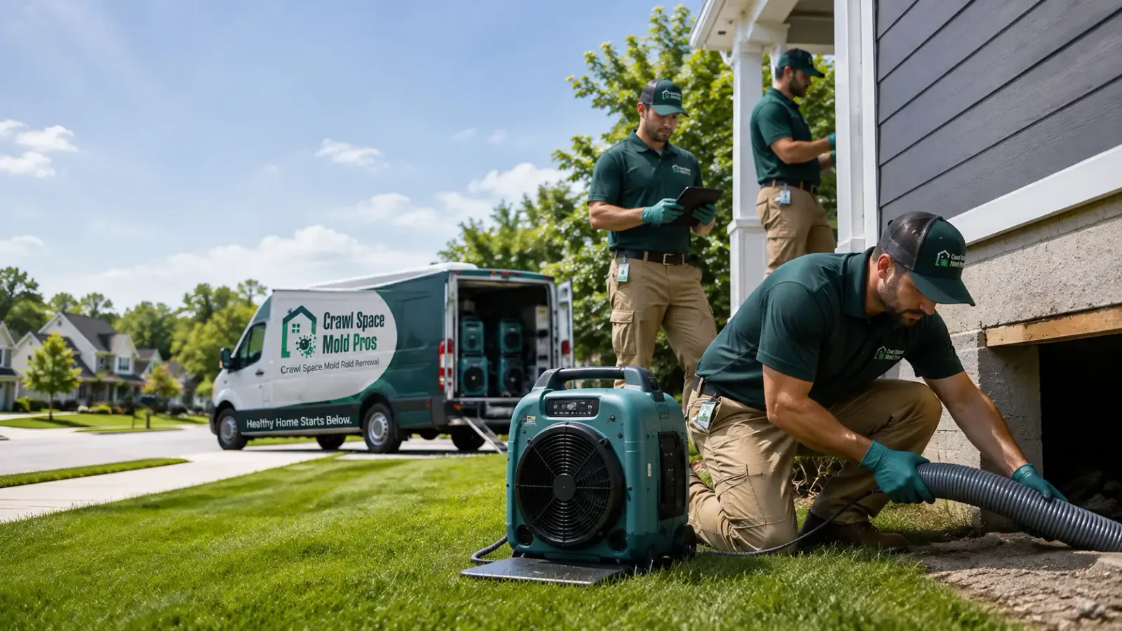 Crawl Space Mold Removal in Knapp, WI